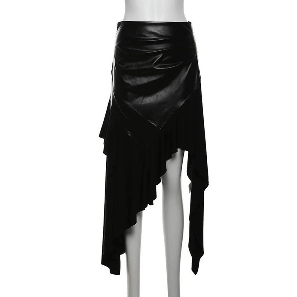 Zara Spring Asymmetrical Ruffle Panel Skirt - Picture 6 of 6